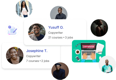 Images of CopyUp's users